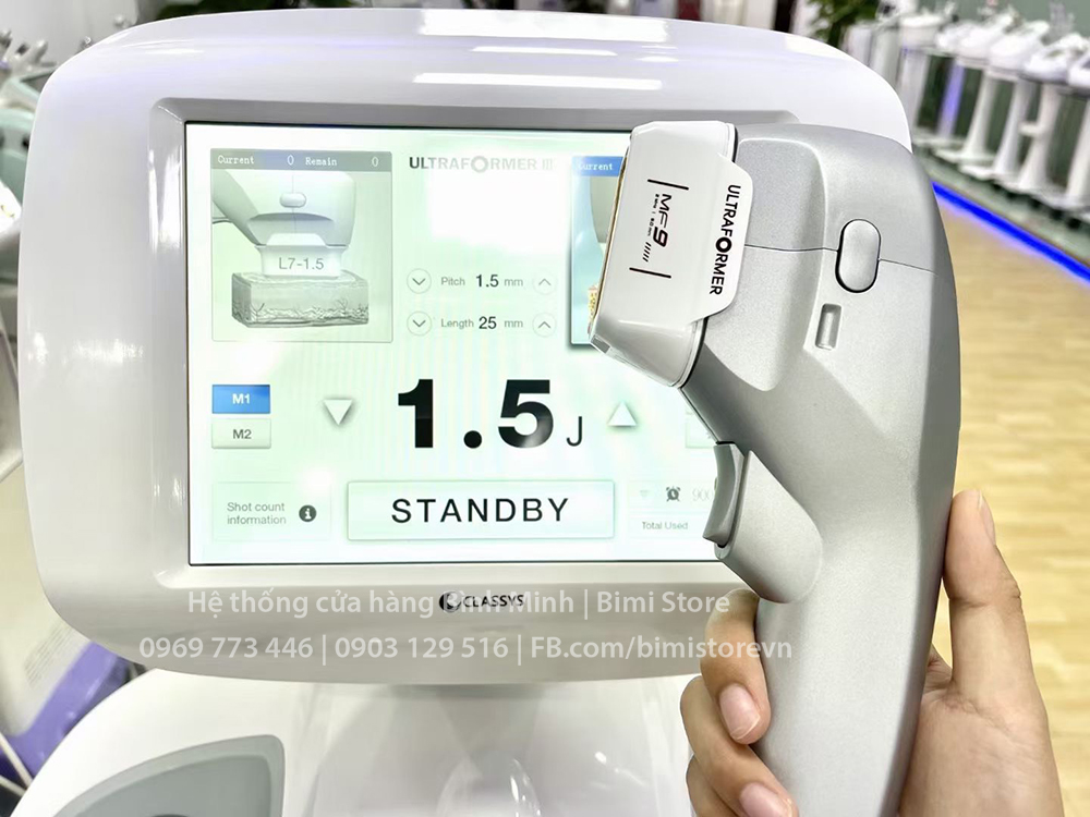 may tre hoa da tao cam vline hifu ultraformer 3